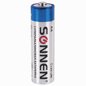 Батарейки КОМПЛЕКТ 10 шт., SONNEN Super Alkaline, АА (LR06,15А), алкалиновые, пальчиковые, в коробке, 454231