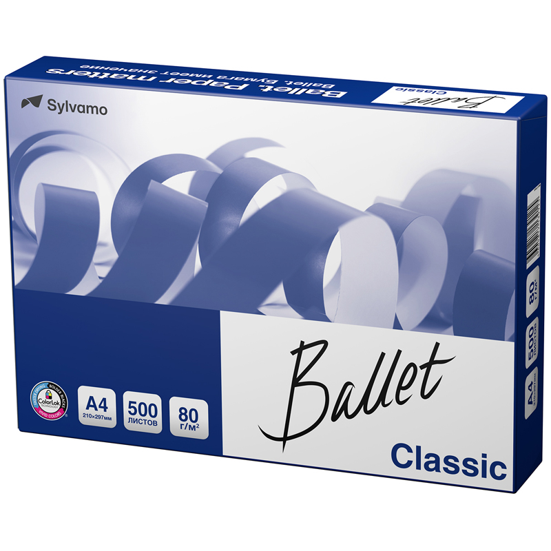 Бумага Ballet "Classic" А4, Марка В, 500л.