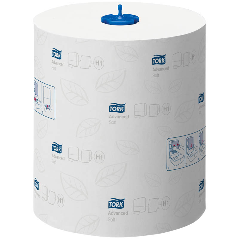 Полотенца бумажные в рулонах Tork Matic "Advanced.Soft"(Н1), 2-слойные, 150м/рул, тиснение, белые