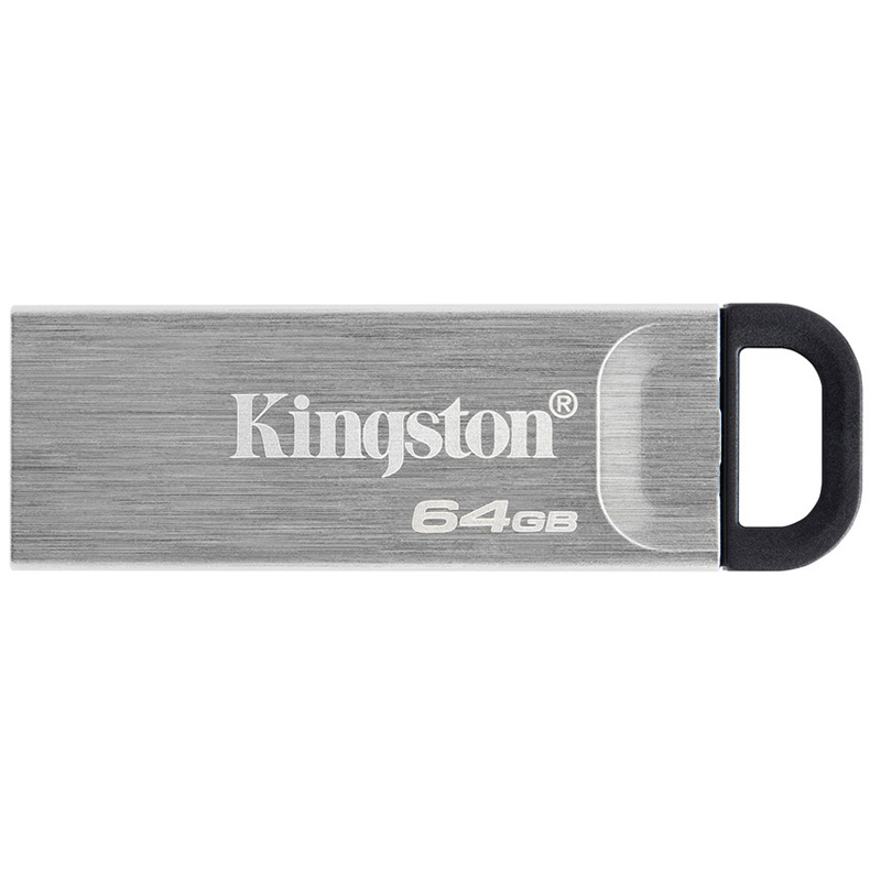 Память Kingston "Kyson" 64GB, USB 3.1 Flash Drive, металлический