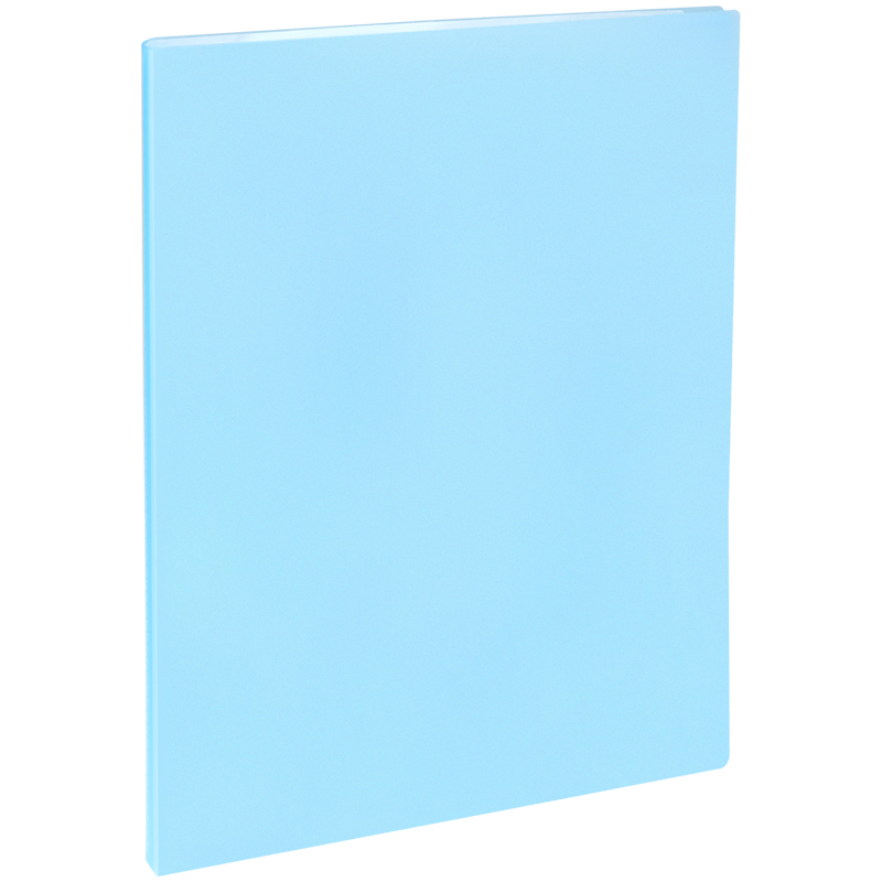 Папка с 20 вкладышами OfficeSpace, 17мм, 400мкм, синяя полупрозрачная
