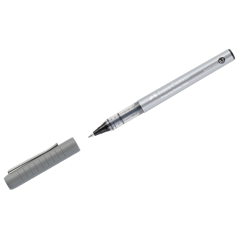 Ручка-роллер Faber-Castell "Free Ink" черная, 0,7 мм, одноразовая