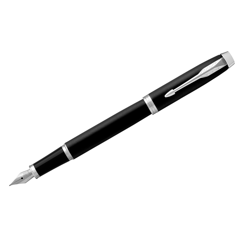 Ручка перьевая Parker "IM Essential Muted Black CT" черная, 0,8мм, подарочная упаковка