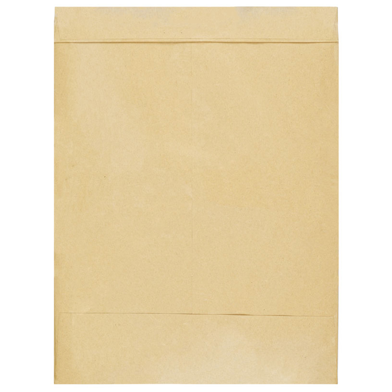Пакет почтовый E4+ Курт и К, 300*400*40мм, коричневый крафт, отр. лента, 120г/м2