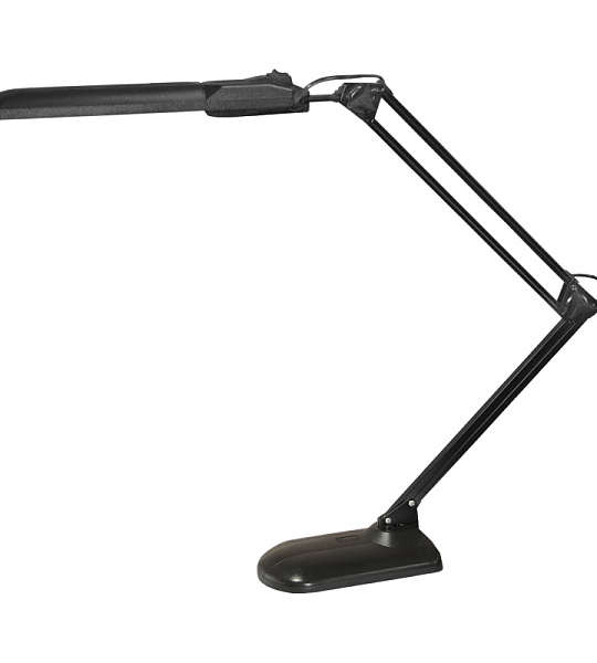 Светильник настольный на подставке Трансвит "Дельта +", люминесцентный, черный