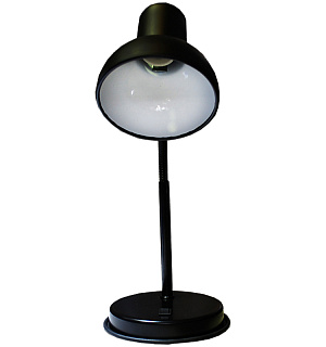 Светильник настольный на подставке "НТ 2077А", гибкая стойка, Е27, черный