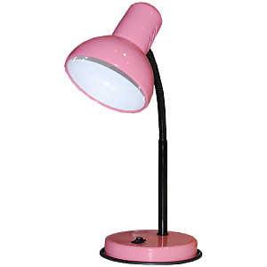 Светильник настольный на подставке "НТ 2077А", гибкая стойка, Е27, нежно-розовый