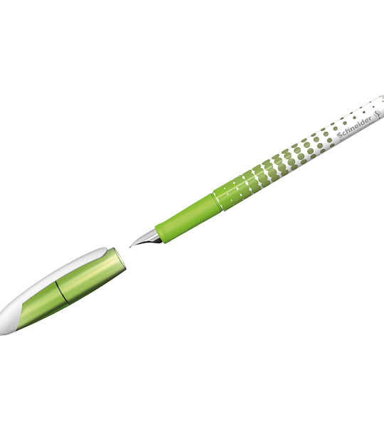 Ручка перьевая Schneider "Voyage", 1 картридж, грип, зеленый корпус