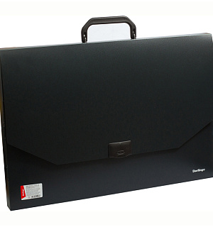 Папка-портфель 1 отделение Berlingo "Standard" А3, 900мкм, черная
