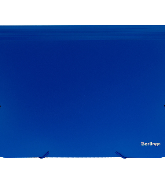 Папка 13 отделений Berlingo "Standard", А4, 700мкм, на резинке, синяя
