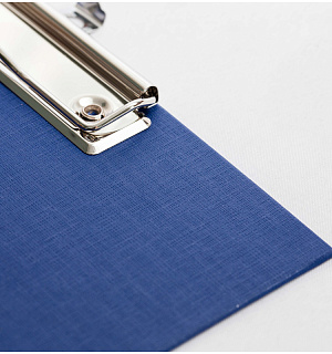 Планшет с зажимом OfficeSpace А4, бумвинил, синий