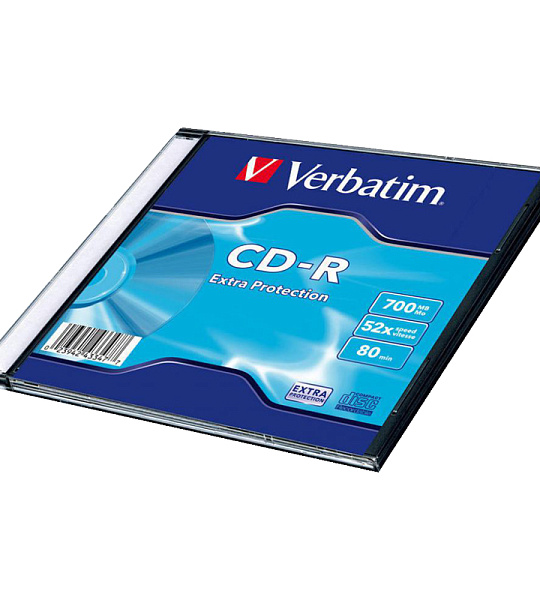 Диск CD-R 700Mb Verbatim 52x Slim