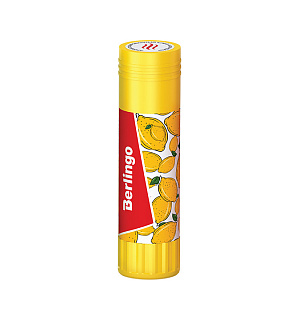 Клей-карандаш Berlingo "Aroma", 21г, ароматизированный (мята, лимон, клубника, роза), ПВП