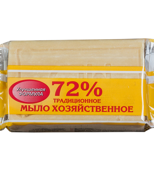 Мыло хозяйственное 72% Меридиан "Традиционное", 150г, флоу-пак
