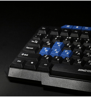 Клавиатура Smartbuy ONE 221, USB мультимедийная, черный