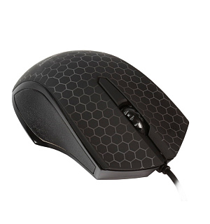Мышь Smartbuy ONE 334, USB, с подсветкой, черный, 2btn+Roll