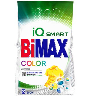 Порошок для машинной стирки BiMax "Color", 6кг