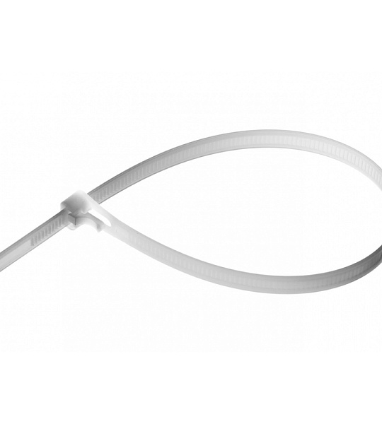 Стяжка (хомут) нейлоновая Smartbuy, 3,6*150, 100шт., белый