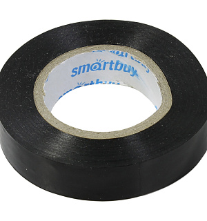 Изолента Smartbuy, 15мм*20м 130мкм, черная, инд. упаковка