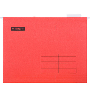 Подвесная папка OfficeSpace А4 (310*240мм), красная