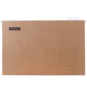 Подвесная папка OfficeSpace Foolscap (370*240мм), светло-коричневая