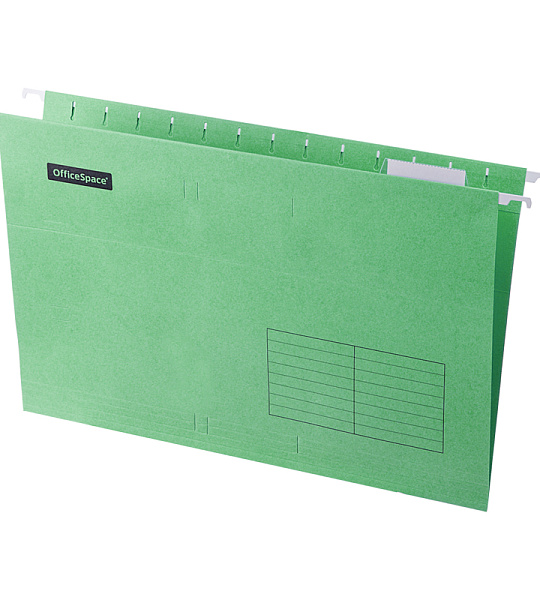 Подвесная папка OfficeSpace Foolscap (365*240мм), зеленая