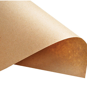 Крафт-бумага в рулоне для упаковки 420мм*20м OfficeSpace, 78г/м2