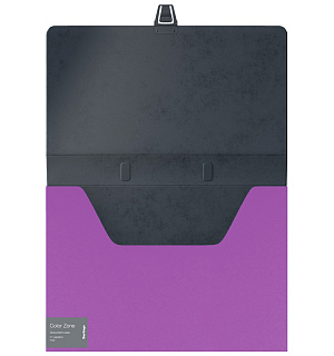 Папка-портфель 1 отделение Berlingo "Color Zone" A4, 330*230*35мм, 1000мкм, фиолетовая