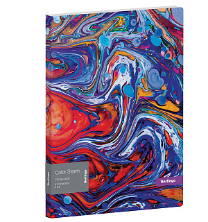 Папка с 30 вкладышами Berlingo "Color Storm", 17мм, 600мкм, с внутр. карманом, с рисунком