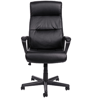 Кресло руководителя Helmi HL-Е28 "Approved", экокожа черная