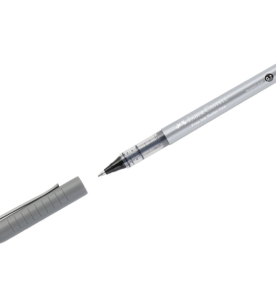 Ручка-роллер Faber-Castell "Free Ink" черная, 0,7 мм, одноразовая