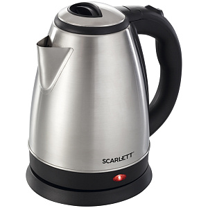 Чайник электрический Scarlett SC-EK21S24, 2л, 1800Вт, нержавеющая сталь