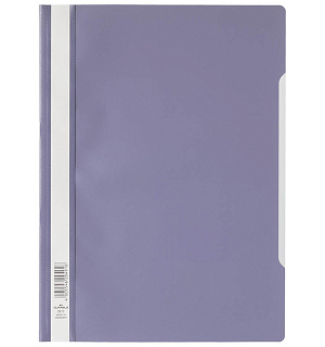 Папка-скоросшиватель пластик. Durable, А4, 180мкм, фиолетовая с прозр. верхом