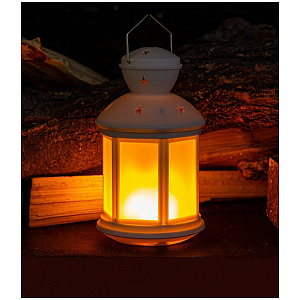 Декоративный светодиодный светильник-фонарь Artstyle, TL-951W, с эффектом пламени свечи, белый