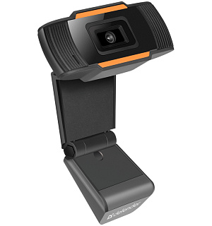 Веб-камера Defender G-lens 2579, 2 МП, 1280*720, встроенный микрофон, черный