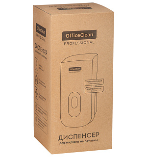 Диспенсер для мыла-пены OfficeClean Professional, наливной, механический, серебряный, 1л.