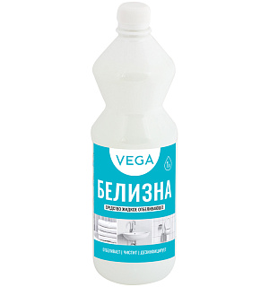 Средство чистящее для отбеливания и чистки тканей Vega "Белизна", 1л