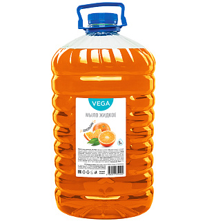 Мыло жидкое Vega "Апельсин", 5л, ПЭТ