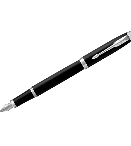 Ручка перьевая Parker "IM Essential Muted Black CT" черная, 0,8мм, подарочная упаковка