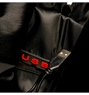 Рюкзак ArtSpace Urban "Type-2", 44*28*11см, 1 отделение, 4 карм., отд. д/ноутб., USB разъем, уплотн. спинка