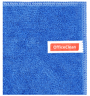 Тряпка для мытья пола OfficeClean "Люкс", микрофибра, 50*60см, индивид. упаковка