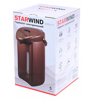 Чайник-термопот Starwind STP5171, 5л, 750Вт, пластик