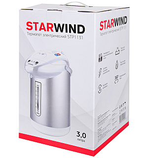 Чайник-термопот Starwind STP1131, 3л, 750Вт, пластик