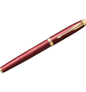 Ручка перьевая Parker "IM Premium Red GT" синяя, 0,8мм, подарочная упаковка
