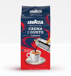 Кофе молотый LAVAZZA "Crema E Gusto", 250 г, 3876