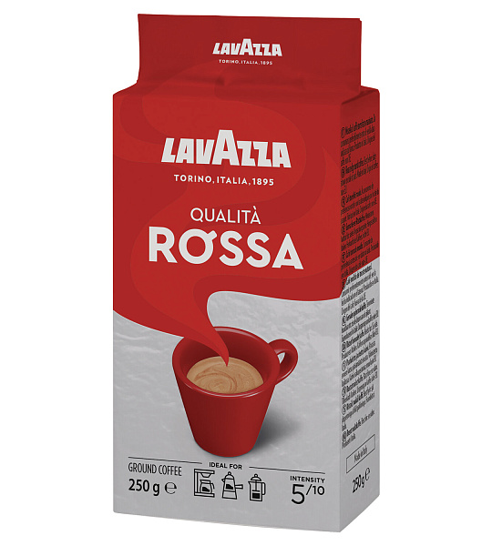 Кофе молотый LAVAZZA "Qualita Rossa", 250 г, 3580