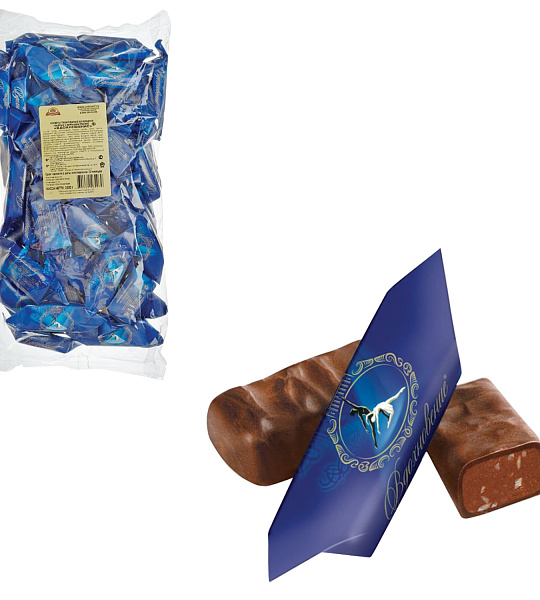Конфеты шоколадные ВДОХНОВЕНИЕ, пралине с фундуком, 1000 г, пакет, ББ12280