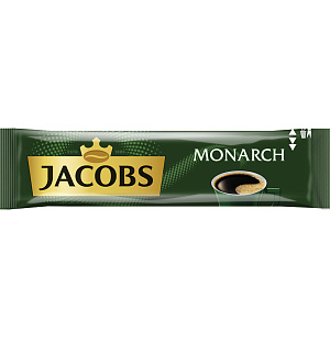 Кофе растворимый JACOBS "Monarch", сублимированный, 1,8 г, пакетик, 8050269