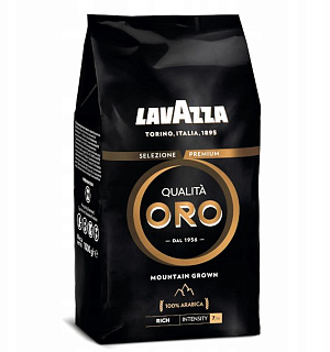 Кофе в зернах LAVAZZA "Qualita Oro MOUNTAIN GROWN", арабика 100%, 1000 г, RETAIL, 1334