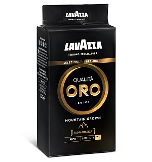 Кофе молотый LAVAZZA "Qualita Oro MOUNTAIN GROWN", арабика 100%, 250 г, 1333